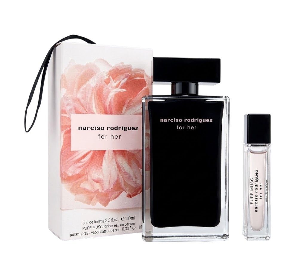 narciso rodriguez Duft-Set narciso rodriguez for her Eau de Toilette 100ml + Pure Musc EDP 10ml, 1-tlg.