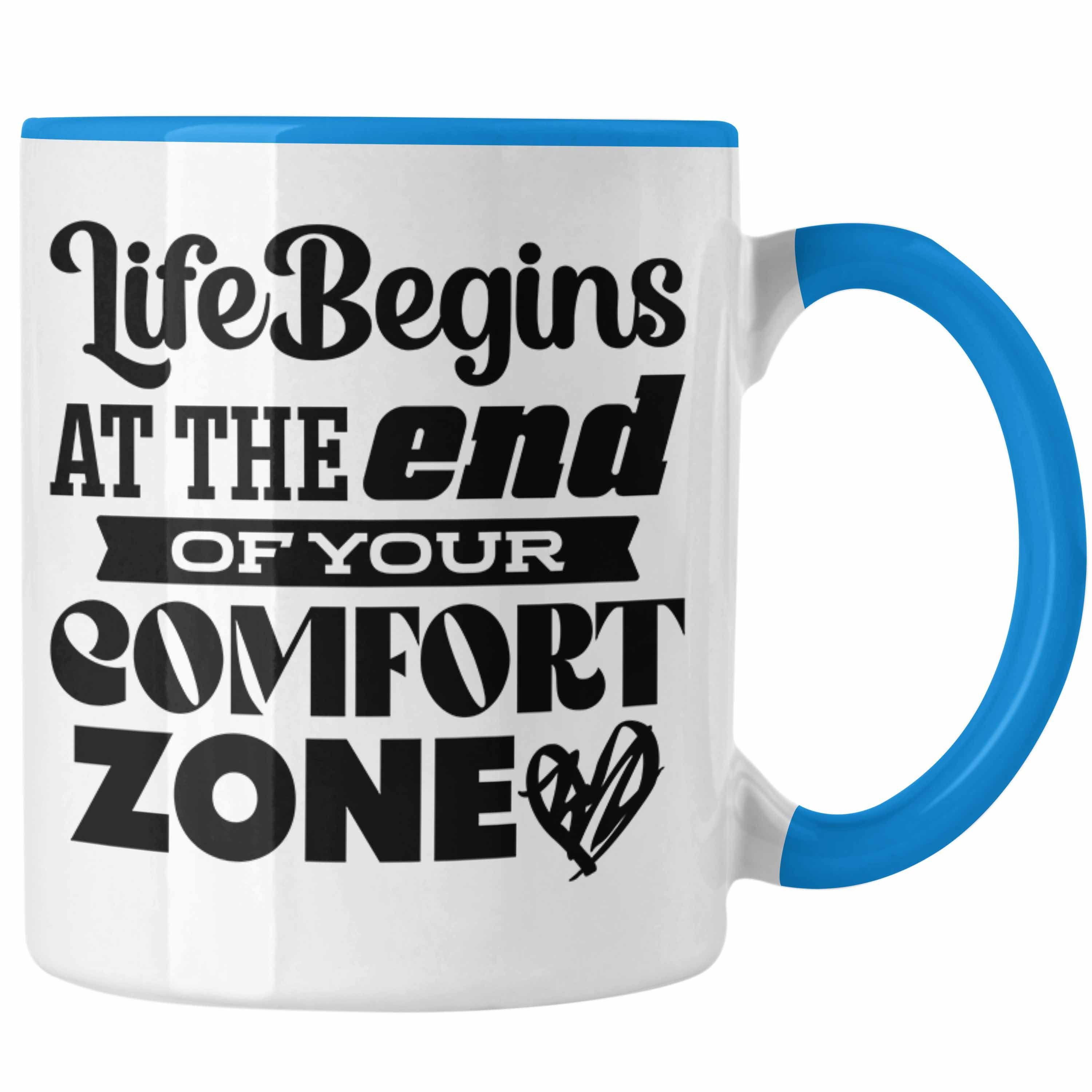 Trendation Tasse Trendation - Entrepreneur Tasse Entrepreneurship Geschenk Spruch Motivation Idee Sprüche Geschenkidee Blau