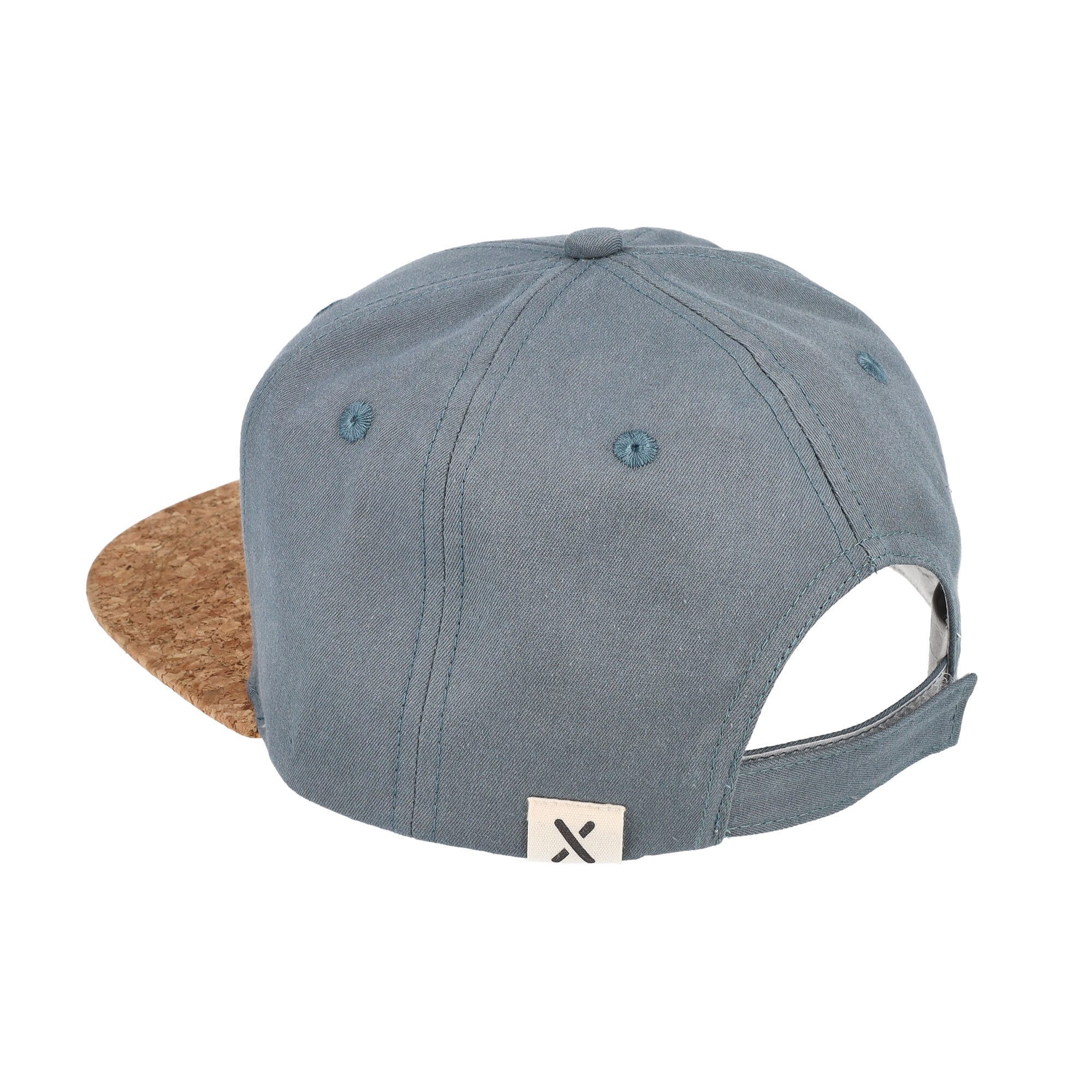 MAXIMO Flat Cap KIDS-Cap, Waschoptik Klettverschluß (1-St) Washed Look