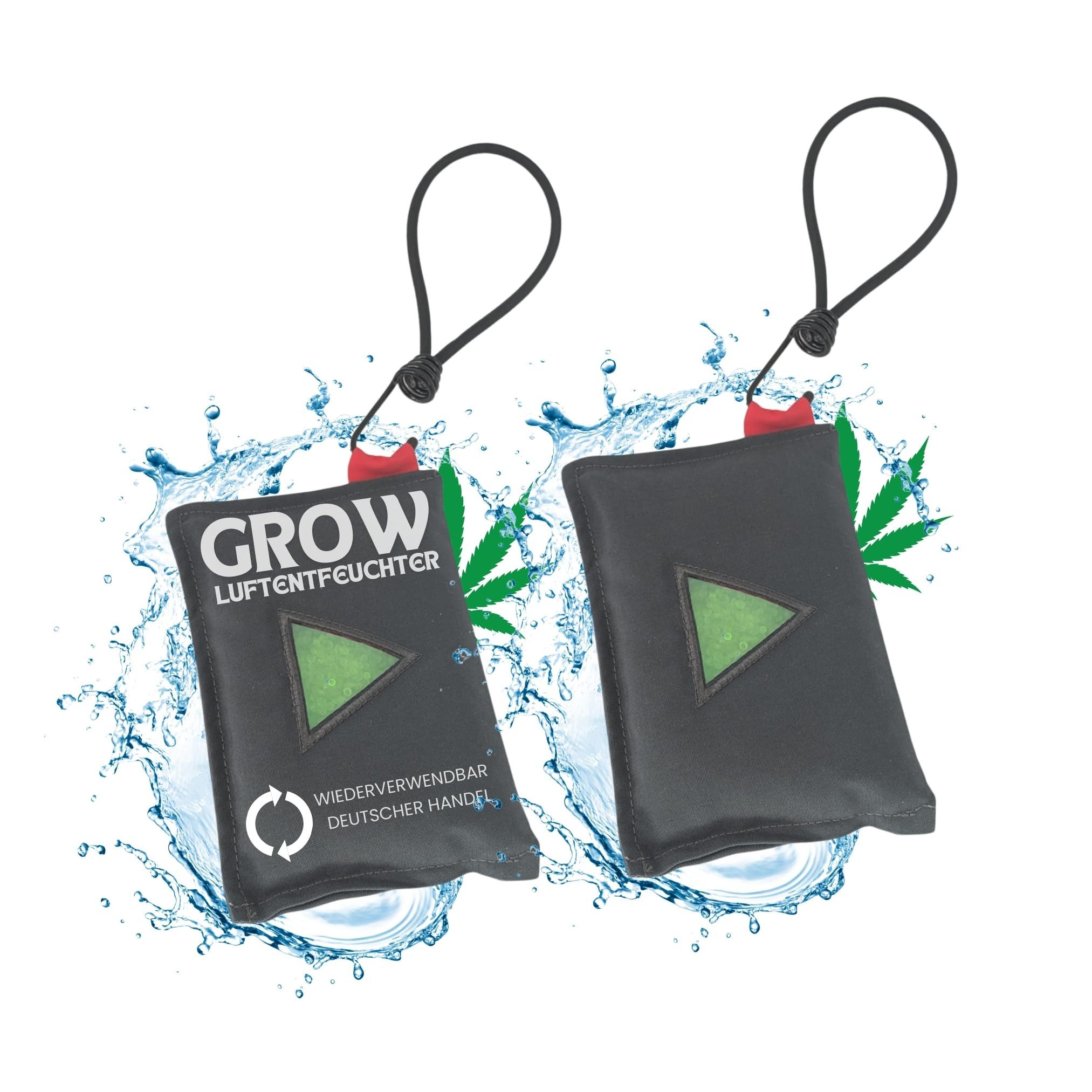 TronicXL Granulat-Luftentfeuchter 2x Осушители воздуха für Growbox wiederverwendbar Grow Grown, kompatibel mit Homebox Jung Secret Jardin Mars Hydro