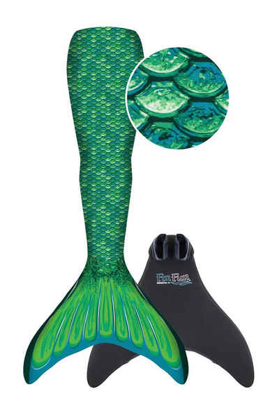Fin Fun Monoflosse Meerjungfrauenflosse Mermaidens Grün für Kinder