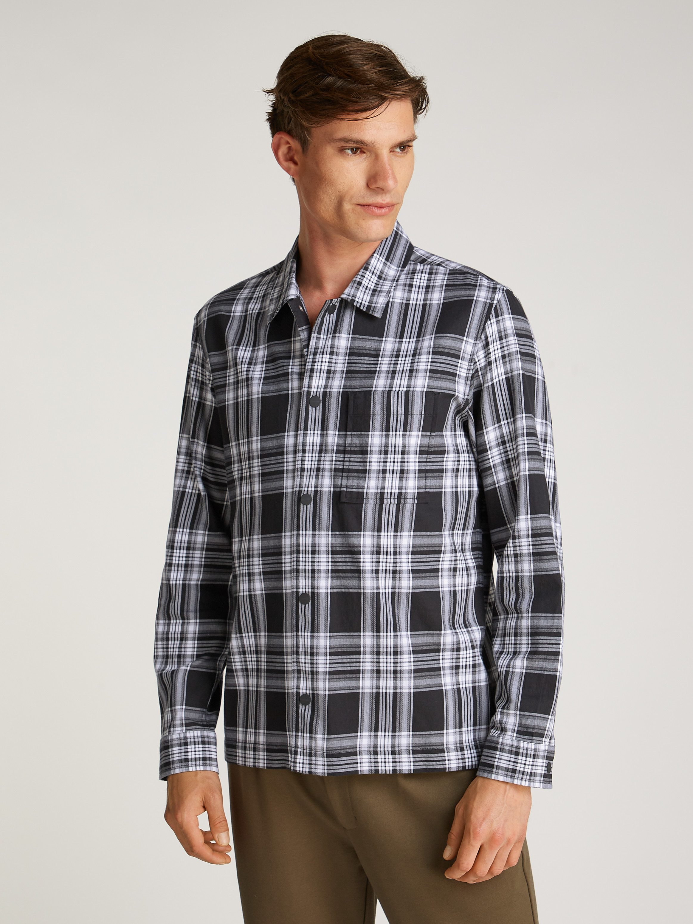 Calvin Klein Karohemd TWILL CHECK SNAPS günstig online kaufen