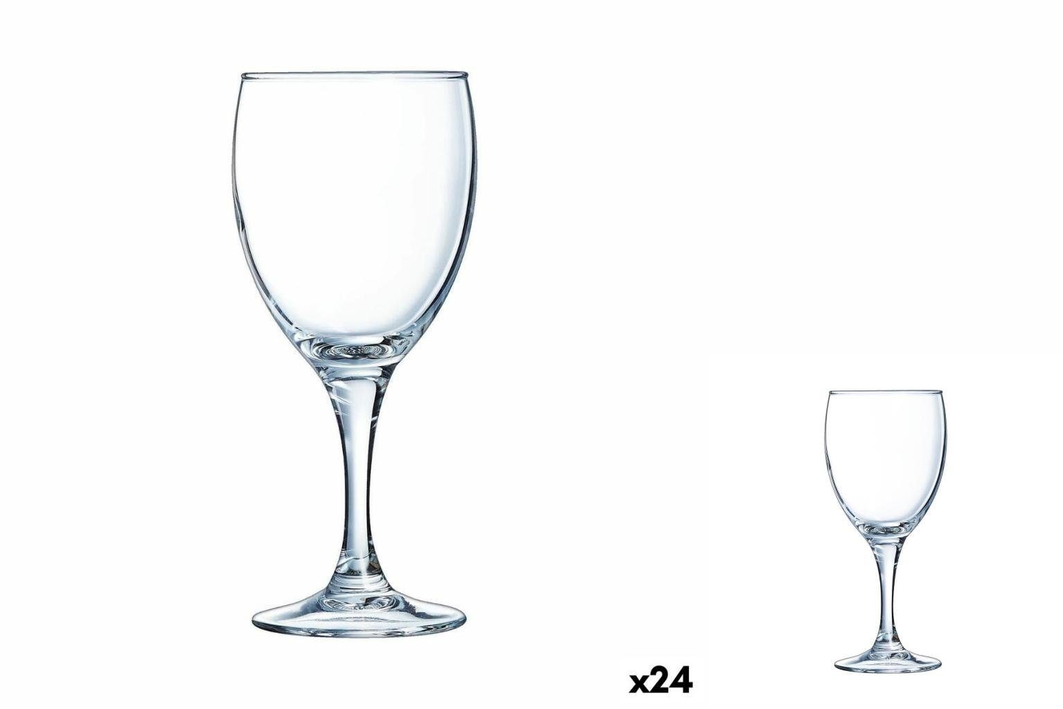 Luminarc Glas Weinglas Luminarc Elegance Durchsichtig Glas 190 ml 24 Stück, Glas | Gläser