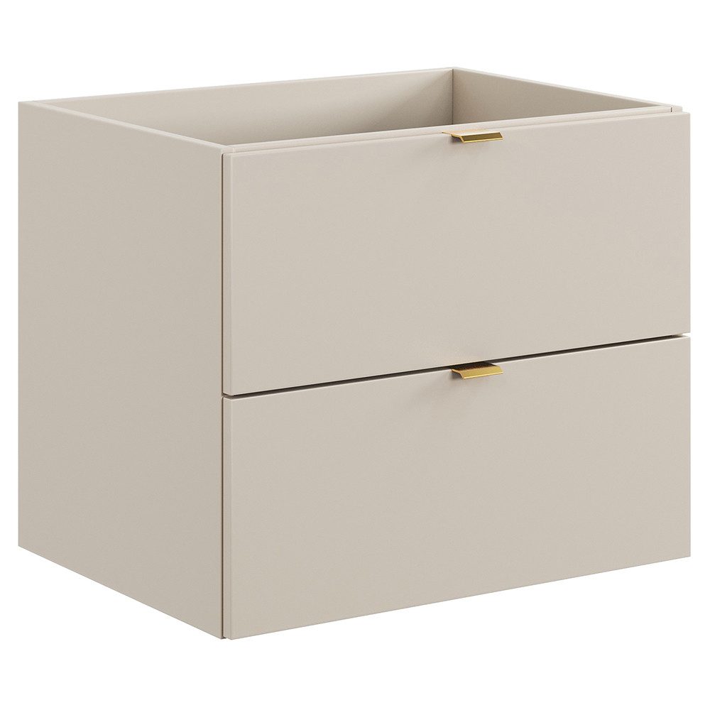 Lomadox Waschbeckenschrank DURANGO-56 Waschtischunterschrank 60cm, kaschmir günstig online kaufen