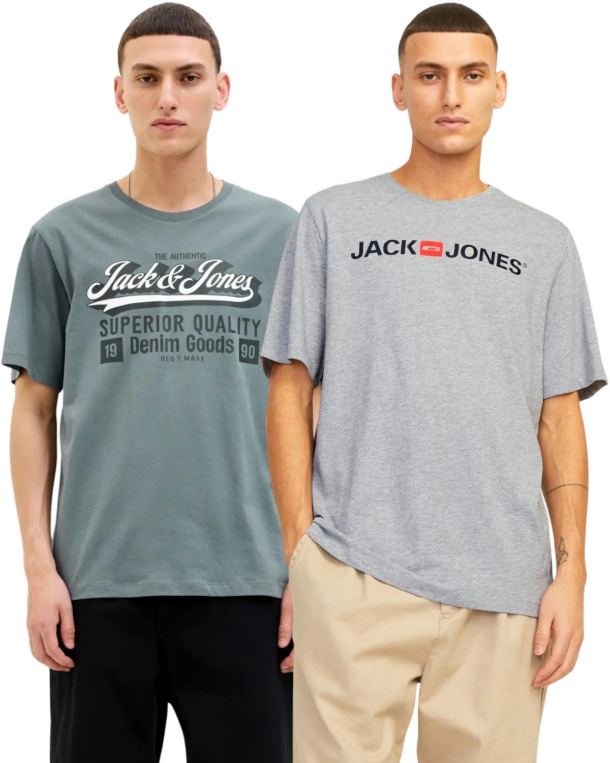 Jack & Jones Print-Shirt (Spar Set, günstig online kaufen