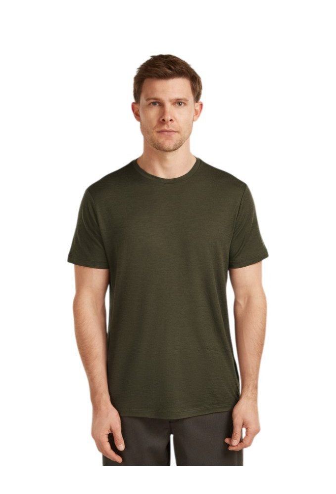 Icebreaker T-Shirt Wander-/Freizeit Merino 150 Tech Lite III (100% Merinowolle) loden