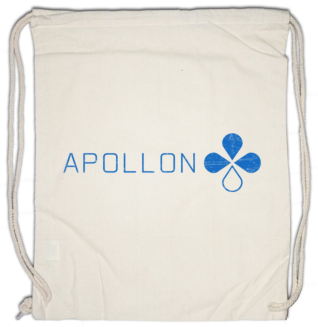 Turnbeutel Apollon Logo II Turnbeutel Danish The Biotech Company Rain Symbol