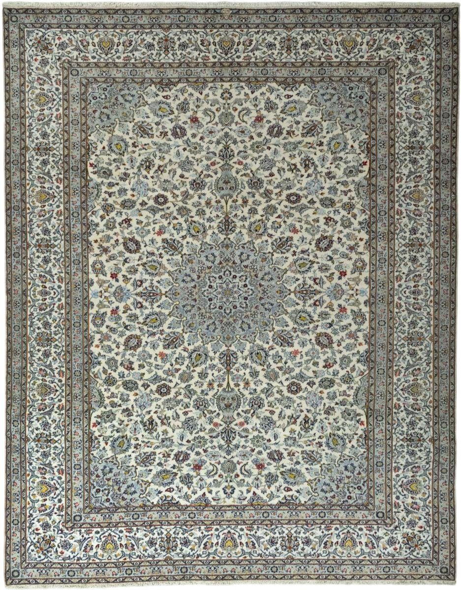 Orientteppich Keshan 295x381 Handgeknüpfter Orientteppich / Perserteppich, Nain Trading, rechteckig, Höhe: 12 mm