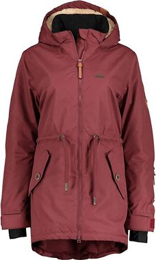 CNSRD Funktionsparka CHARLOTTA COAT GRAPE CS WOMEN mit hochschließendem Kragen und Kapuze