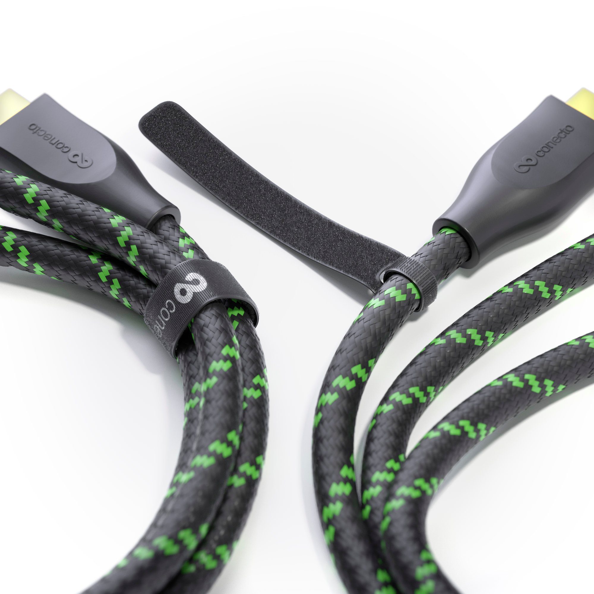 conecto Kabelbinder conecto Klett Kabelbinder 10cm Klettband mit Loop - Kabelmanagement