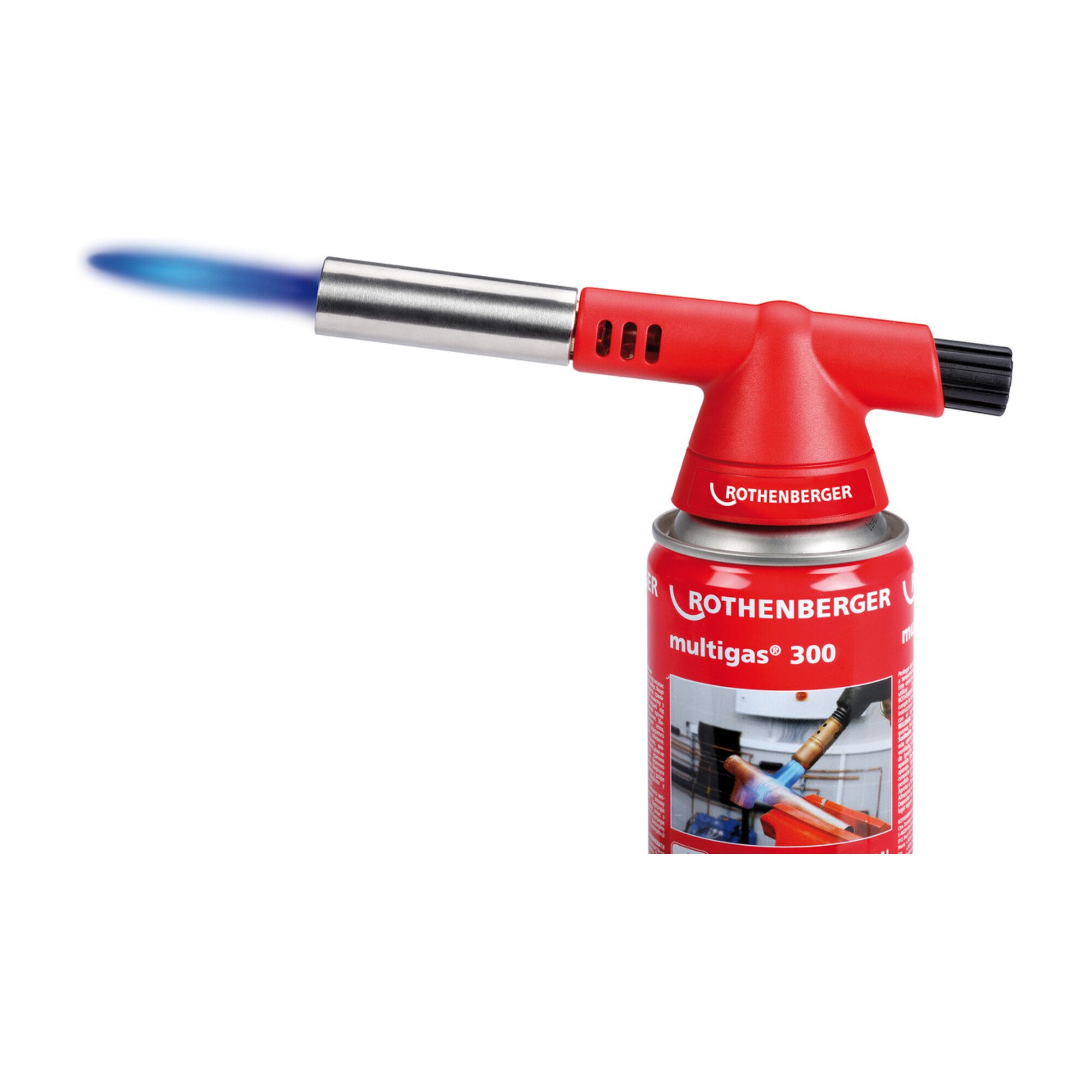 Rothenberger Lötkolben Rothenberger Lötgerät ROFIRE 4 Set mit Multigas 300, 7/16