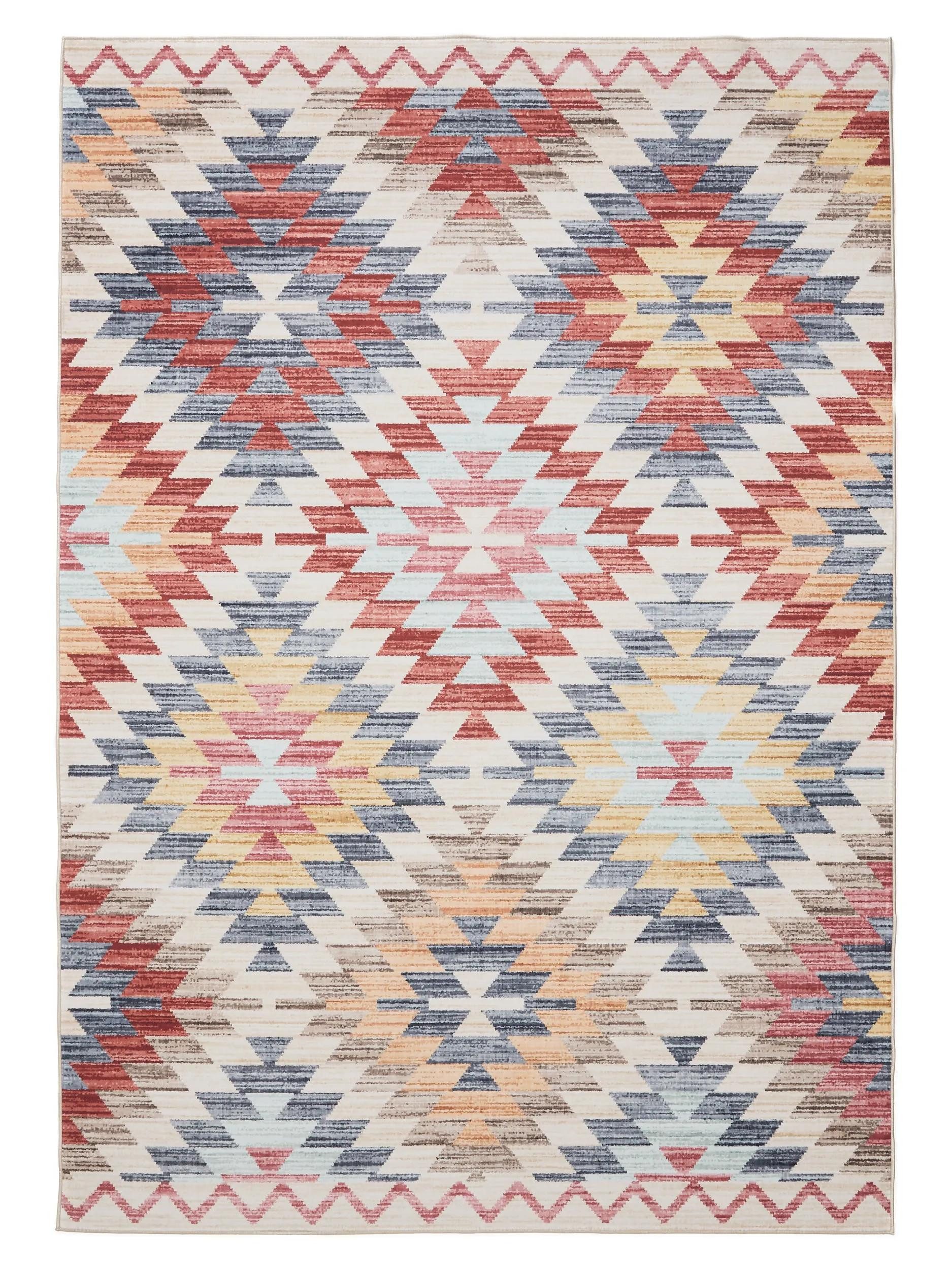 benuta Teppich George, rechteckig, Höhe: 5 mm, Vintage-Look, Kurzflor, Teppich Wohnzimmer, Schlafzimmer, Waschbar