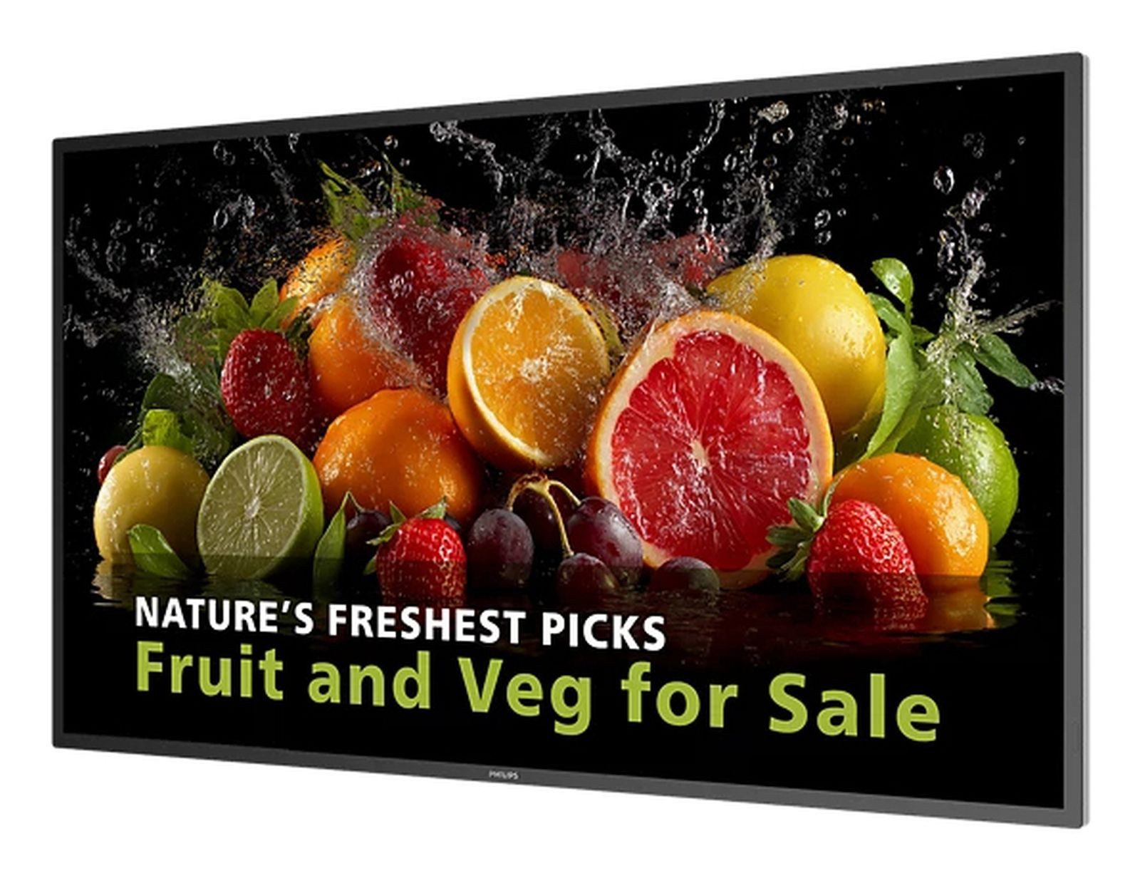Philips Signage Solution D-Line 43BDL5050D/00 TFT-Monitor (3840 x 2160 px, 4K Ultra HD, 8 ms Reaktionszeit, ADS, Bluetooth, Wi-Fi, Lautsprecher)