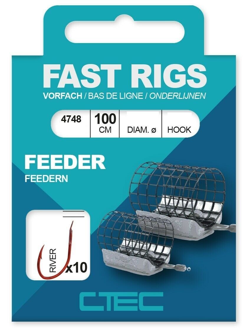 SPRO Feederhaken C-Tec Fast Rigs - River Feeder / Vorfachhaken