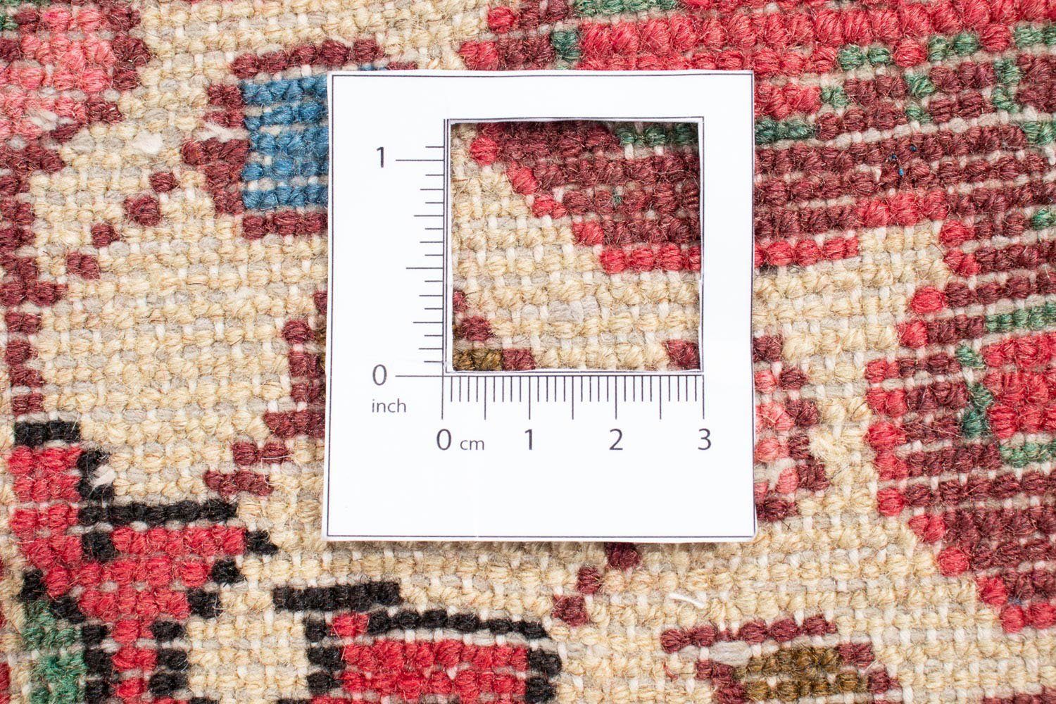 Orientteppich Perser - Nomadic 106 x cm Zertifikat Einzelstück mm, - 140 - morgenland, Handgeknüpft, rot, 10 Wohnzimmer, mit rechteckig, Höhe