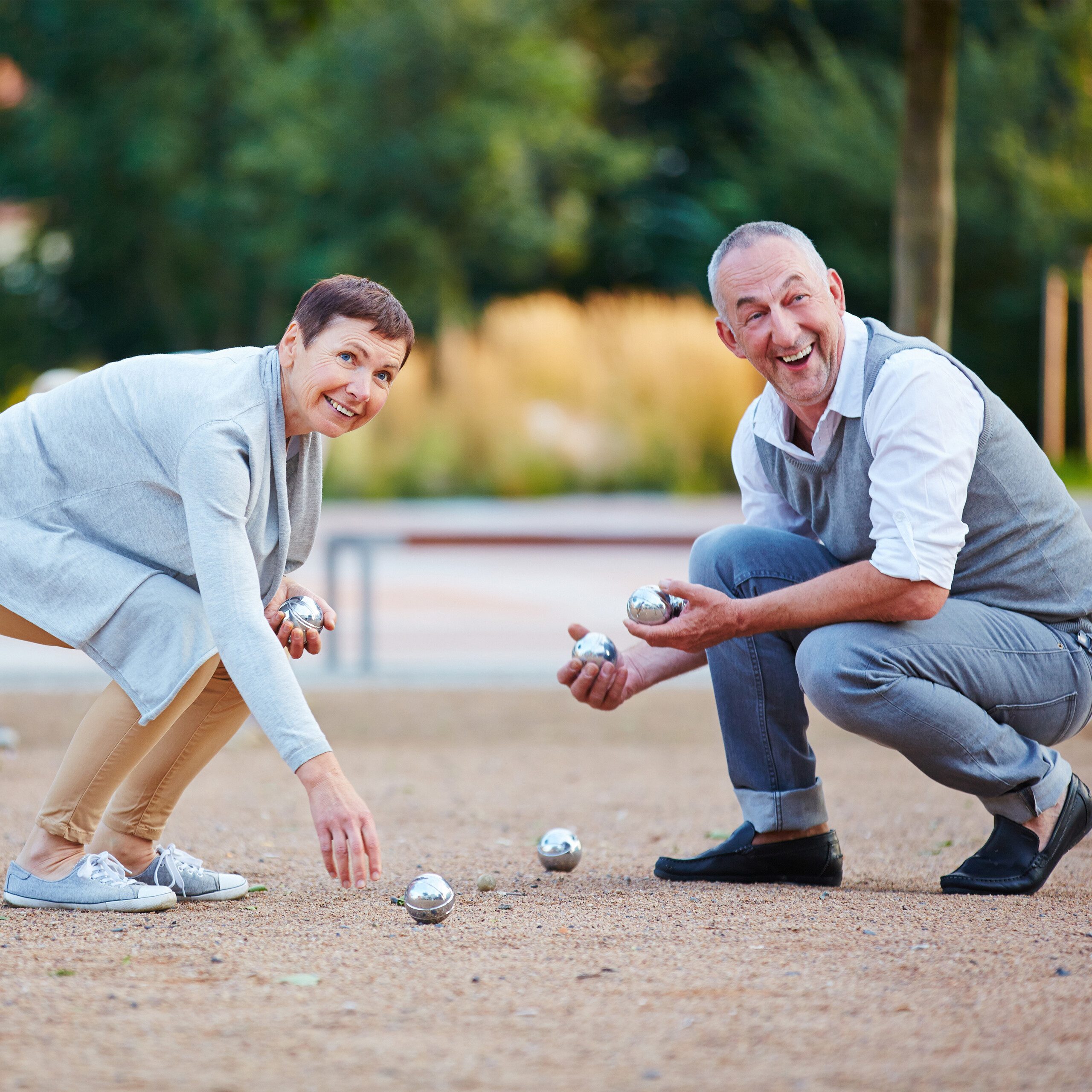 relaxdays Spielzeug-Gartenset 6 Boule Kugeln im Set, (6er Set)