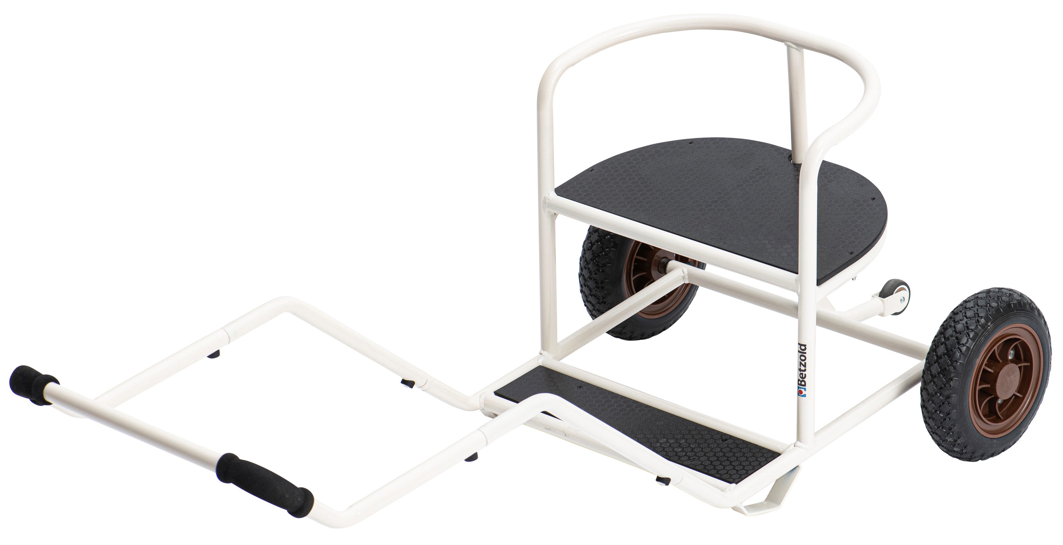 Betzold Tretfahrzeug - Kinder-Rikscha mit breitem Sitz - Kinder-Kutsche für Rollenspiele