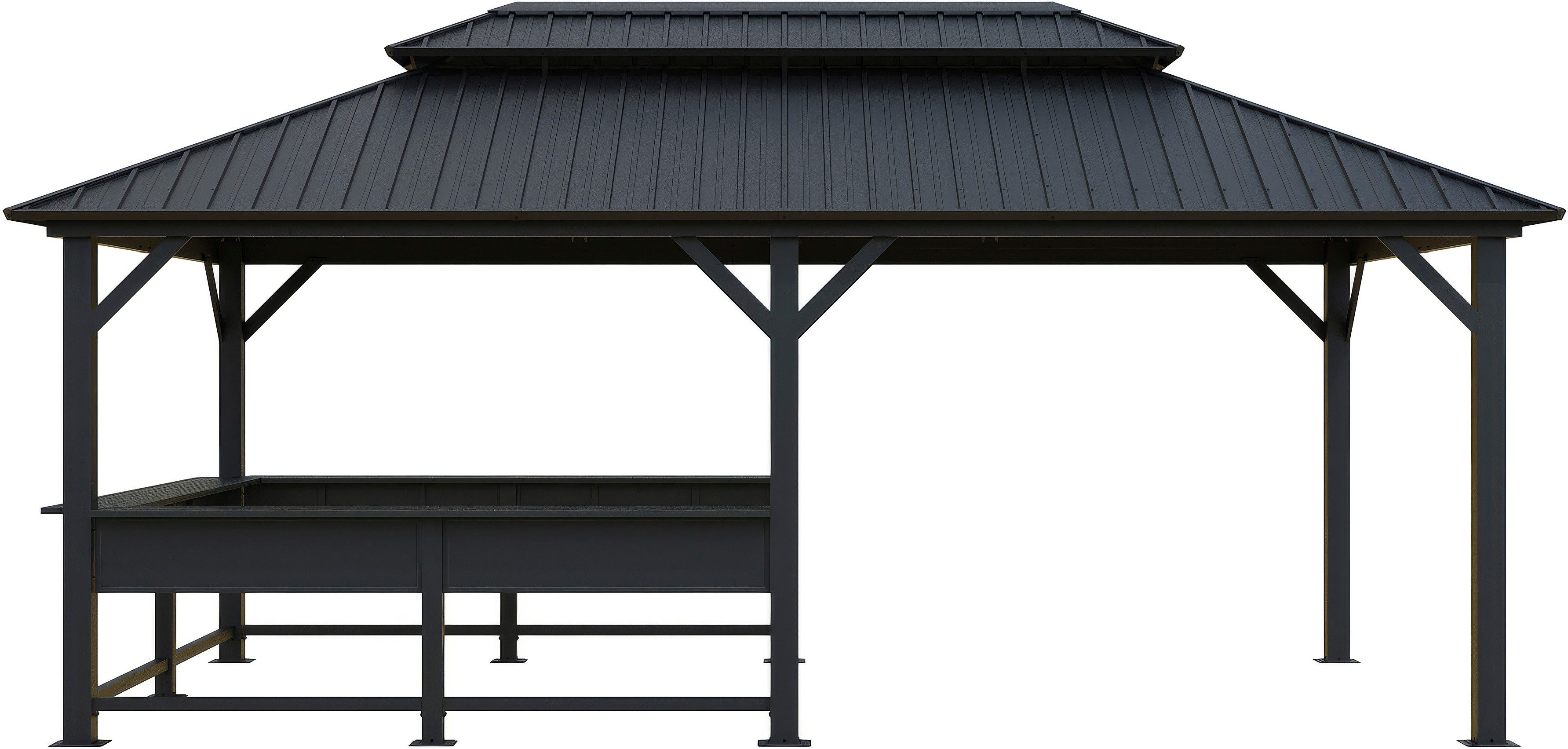 Sojag Pavillon Bondi 1220 Schwarz, 598,7x363,8x307cm