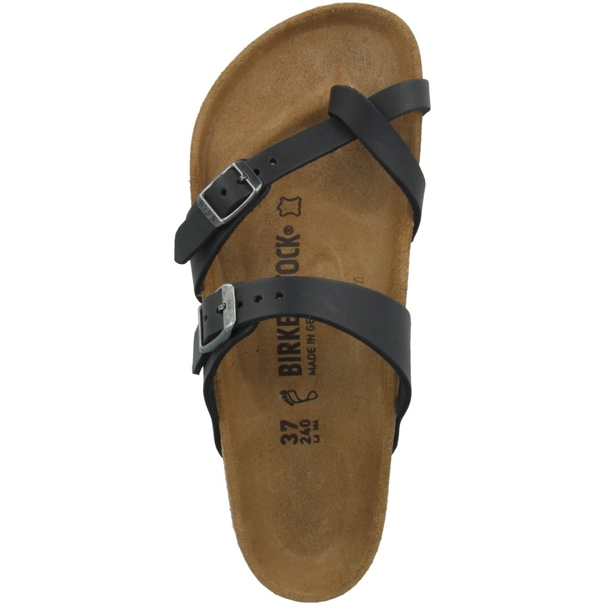 Birkenstock Mayari geöltes Nubukleder normal Damen Pantolette Hausschuhe, Sandaletten, Mules, Pantoffeln, Slipper