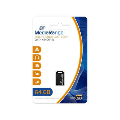 Mediarange MediaRange USB-Stick 64GB USB 2.0 Nano USB-Stick