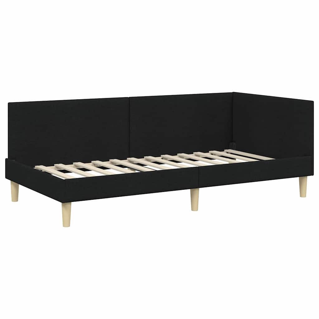 vidaXL Bett Eckbettgestell Schwarz 80 x günstig online kaufen
