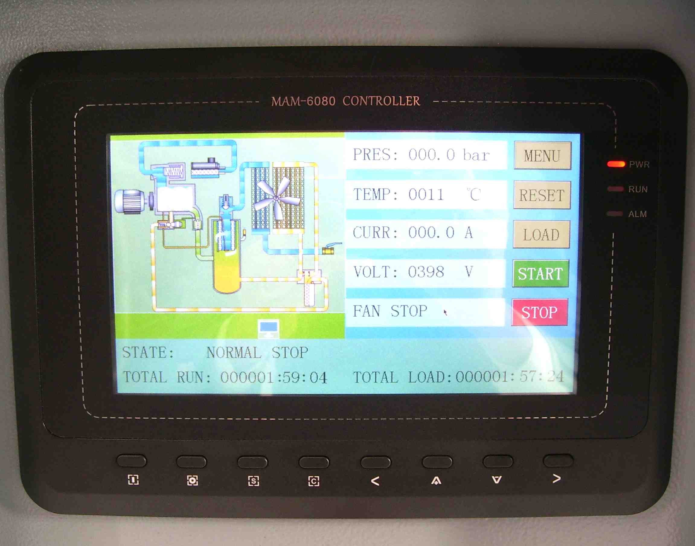 Apex Kompressor Schraubenkompressor 950/10/500 7,5kW 950L 10bar mit Trockner, 1-tlg.