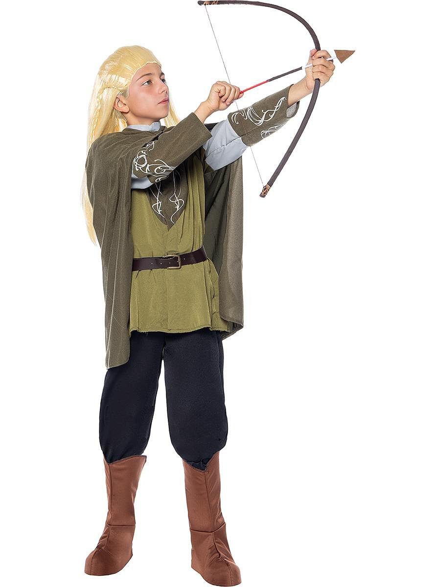 Metamorph Kostüm Der Herr der Ringe – Legolas Kostüm für Kinder, Authentisches Kostüm des meisterhaften Elben-Bogenschützen
