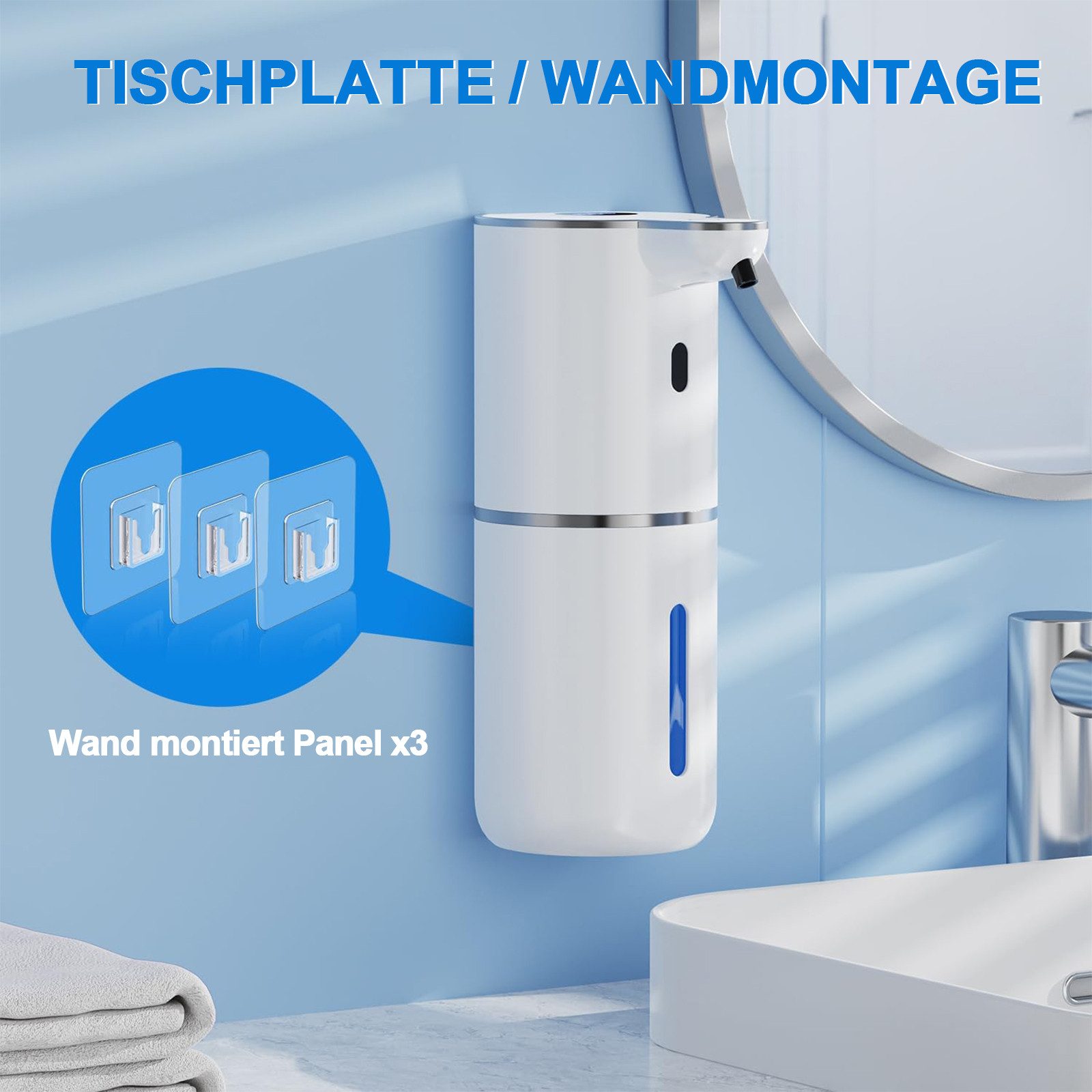 MODFU Seifenspender Seifenpumpe Flüssigseifenspender Infrarot-Seifenspender günstig online kaufen