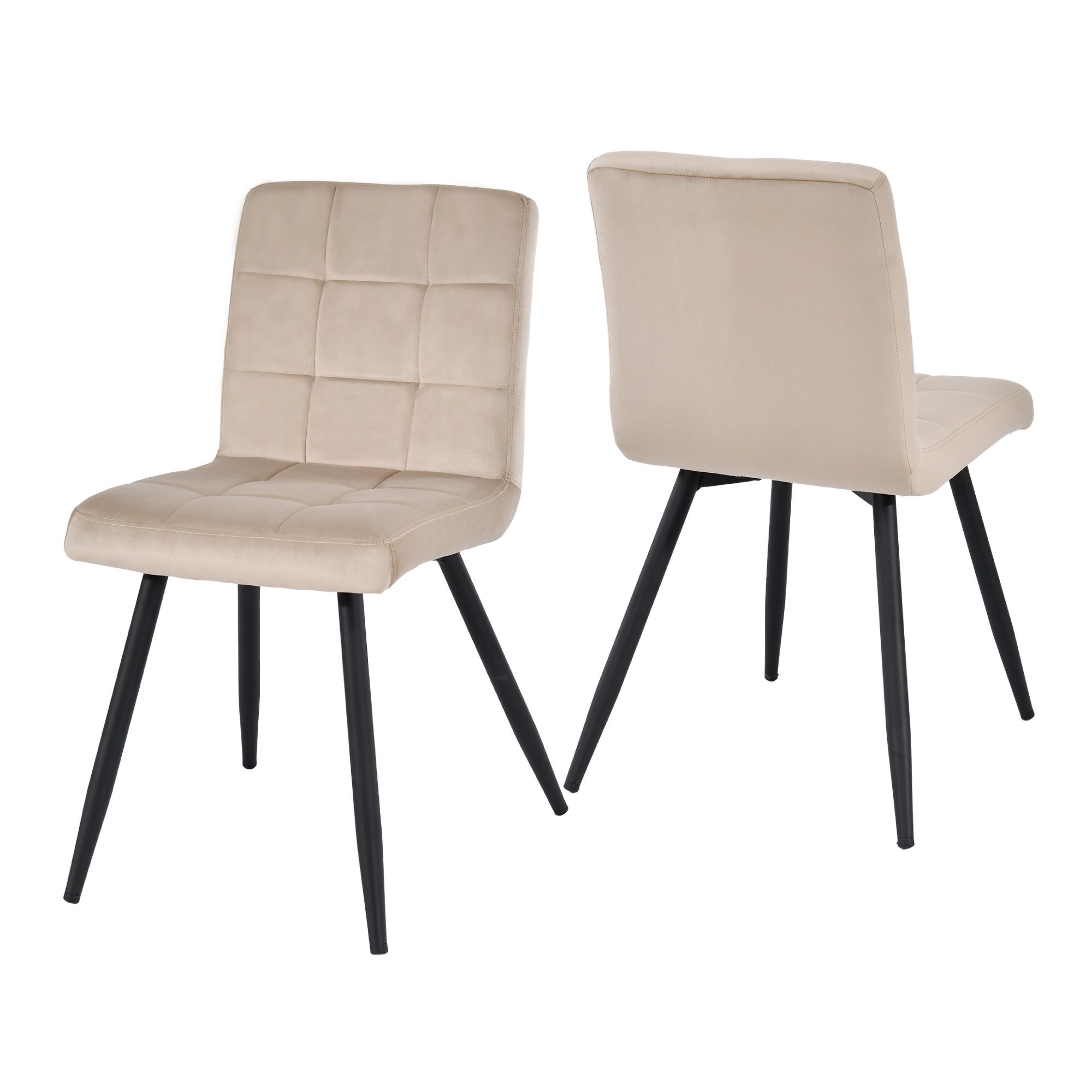 Duhome Esszimmerstuhl (8043-2), Küchenstuhl 2er Set, Wohnzimmerstuhl Polste günstig online kaufen