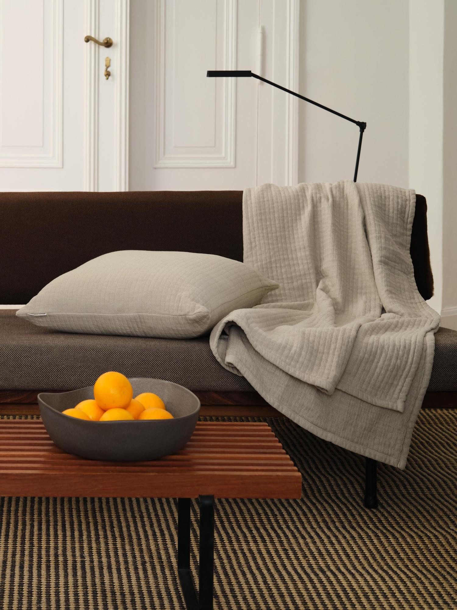 Plaid Viggo, Marc O'Polo Home, aus recyceltem Baumwoll-Mix mit Struktur