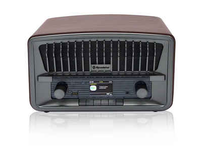 Roadstar HRA-270 D+BT Retro-Radio (Nostalgieradio mit DAB+/FM, Bluetooth, USB/MP3-Player, Aux-In und Wecker mit Dual-Alarm und Sleep Funktion)