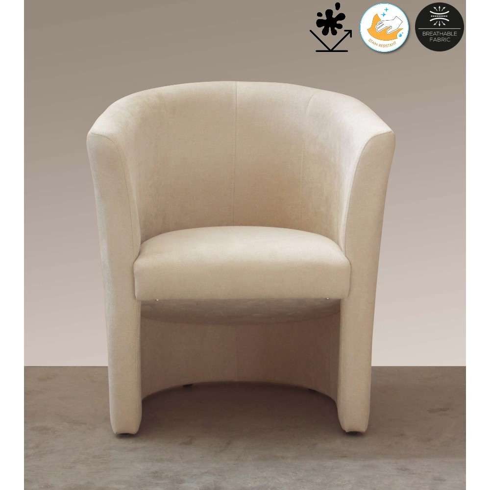 Home affaire Cocktailsessel Tabby (1-St), Antifleck-Beschichtung