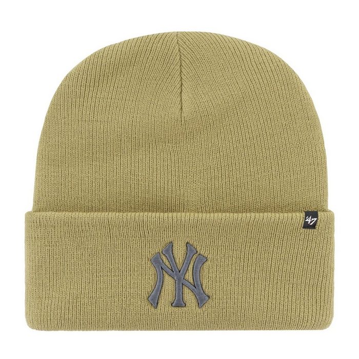 '47 Brand Fleecemütze Beanie HAYMAKER NY Yankees old gold