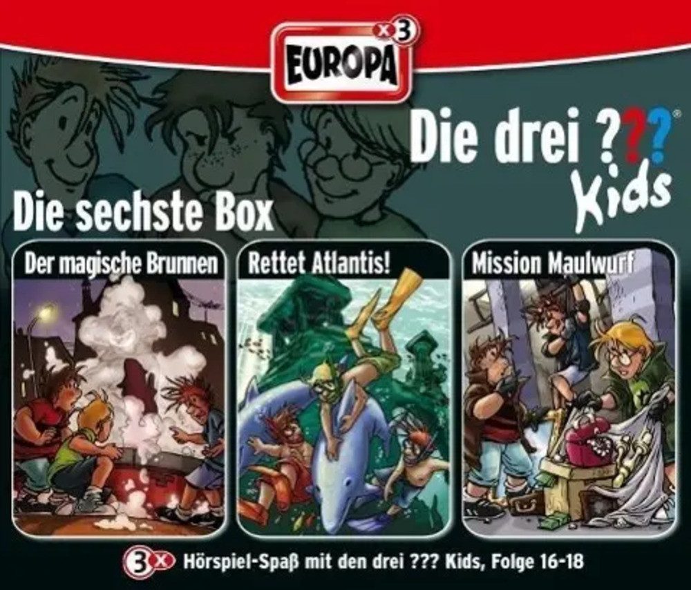 Hörspiel Die drei ??? Kids 3er Box 06. Folgen 16-18 (drei Fragezeichen) 3 CDs