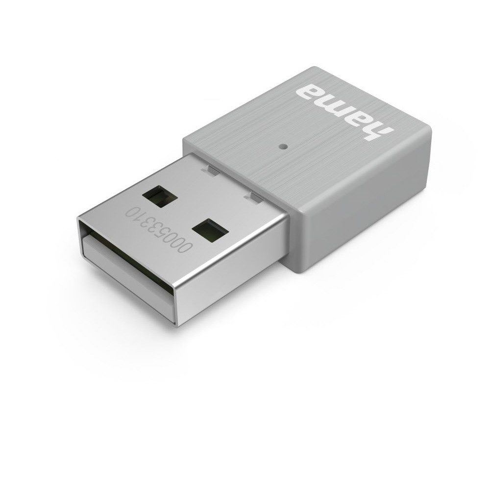 Hama Hama AC600 Nano-WLAN-USB-Stick für drahtlose Verbindungen. USB-Stick (Kompakte Bauweise)