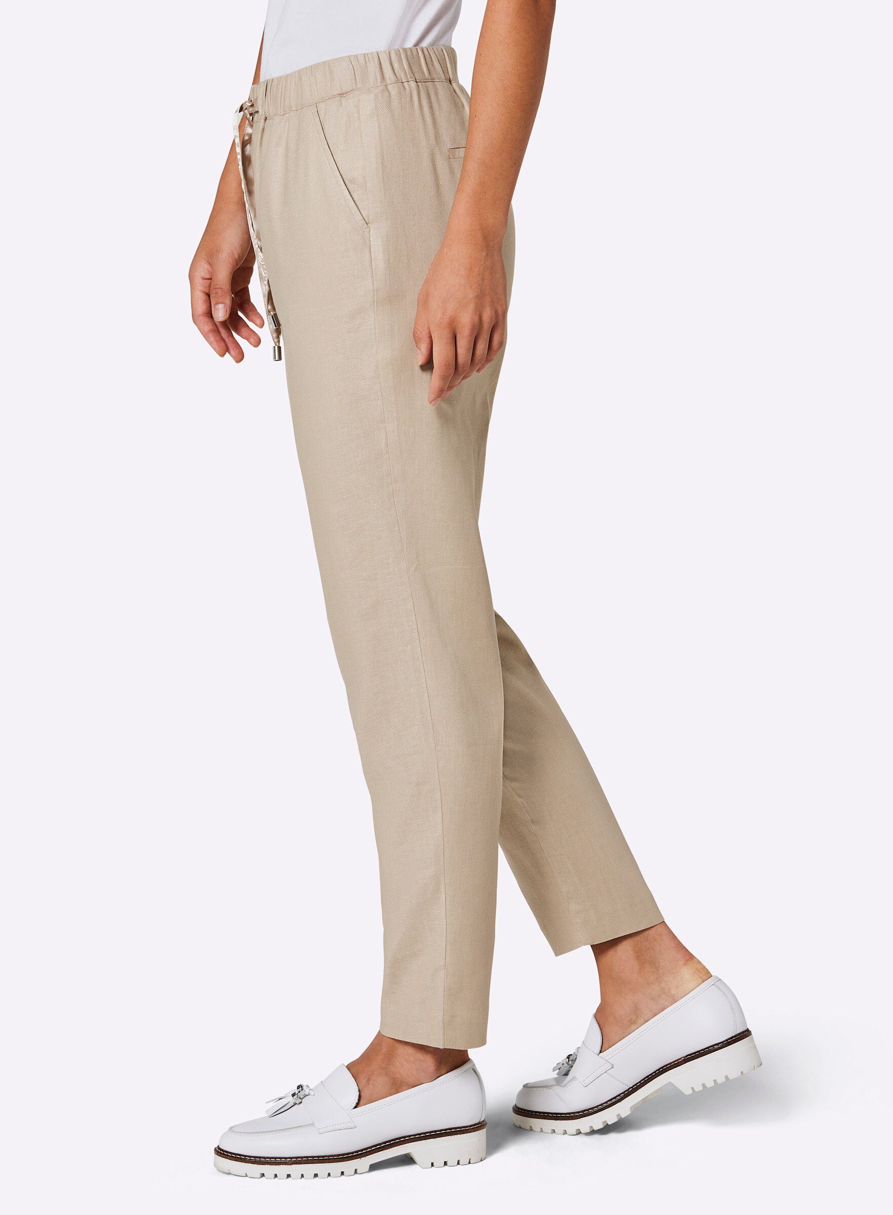 creation L Jerseyhose Leinen-Viskose-Hose komfortabel günstig online kaufen