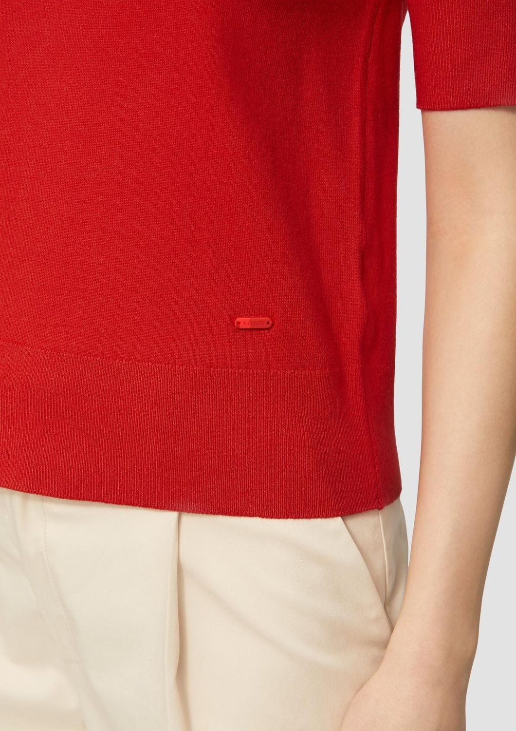 s.Oliver Strickpullover Basic (1-tlg) Langarm, Viskose-Mix günstig online kaufen