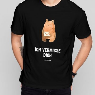 Mr. & Mrs. Panda T-Shirt Bär Vermissen - Schwarz - Geschenk, Tshirt, Teddybär, Sprüche, Unglüc (1-tlg)