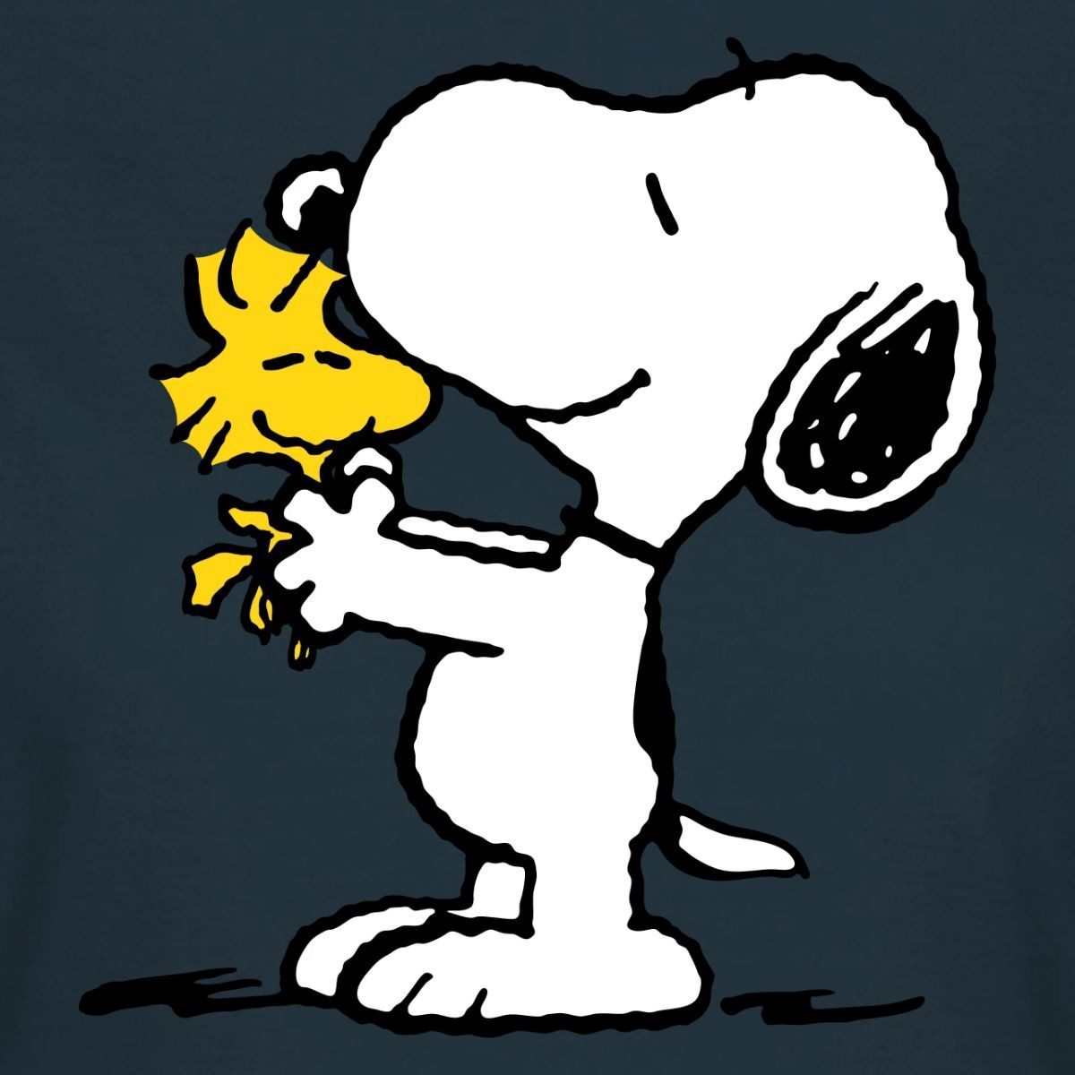 Spreadshirt T-Shirt Peanuts Snoopy Und Woodstock Frauen T-Shirt (1-tlg) Slim Fit, fällt klein aus