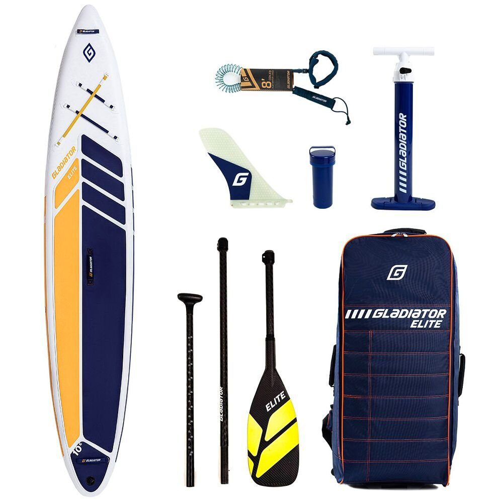 GLADIATOR SUP-Board SUP-Board Set Elite Board als Zubehör 2023, auch 10'6 beim Spitzen R Racing sowohl Kids Qualität Board