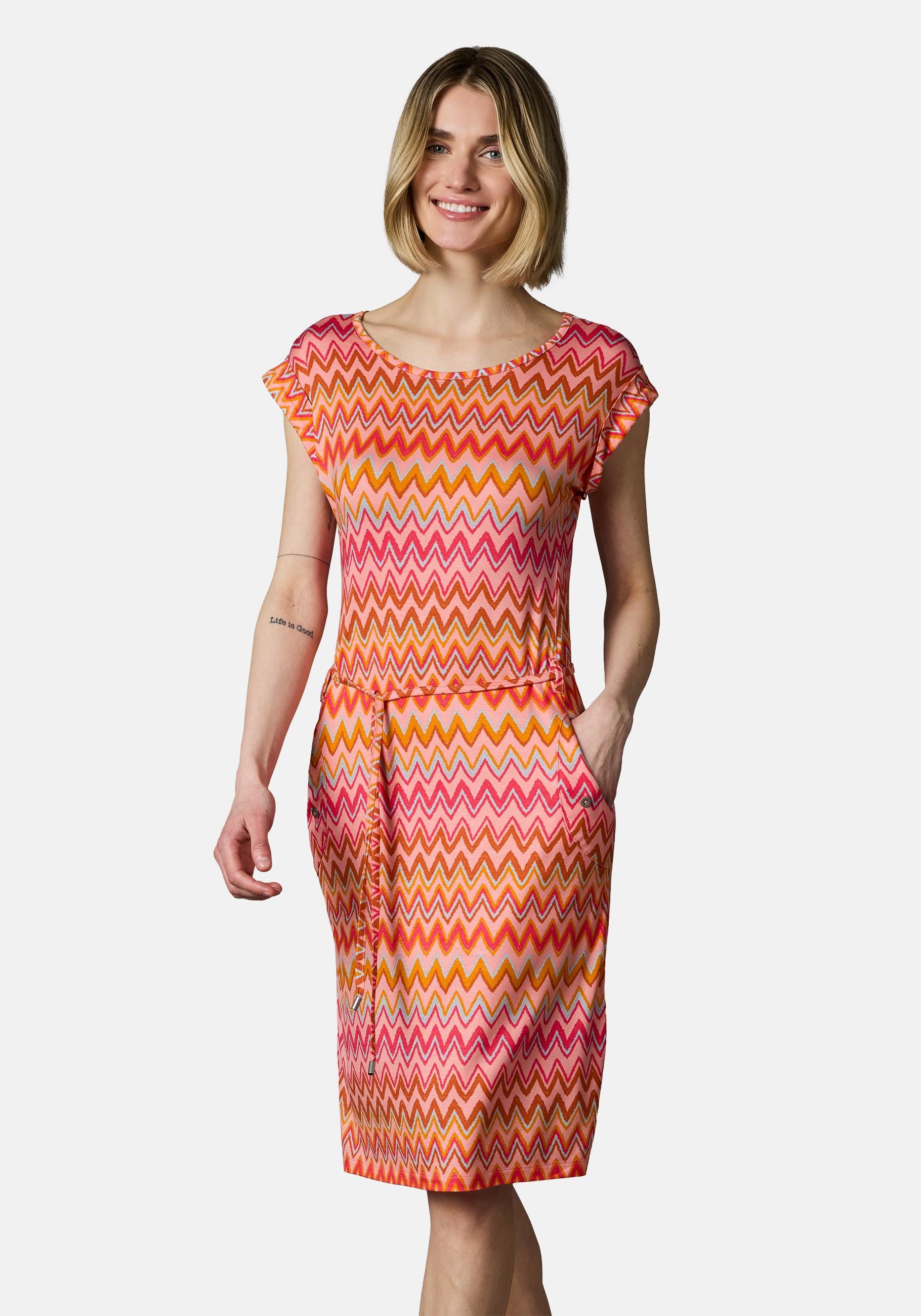 Ragwear Sommerkleid Taggien Print Leichtes, bequemes Midikleid mit Muster günstig online kaufen