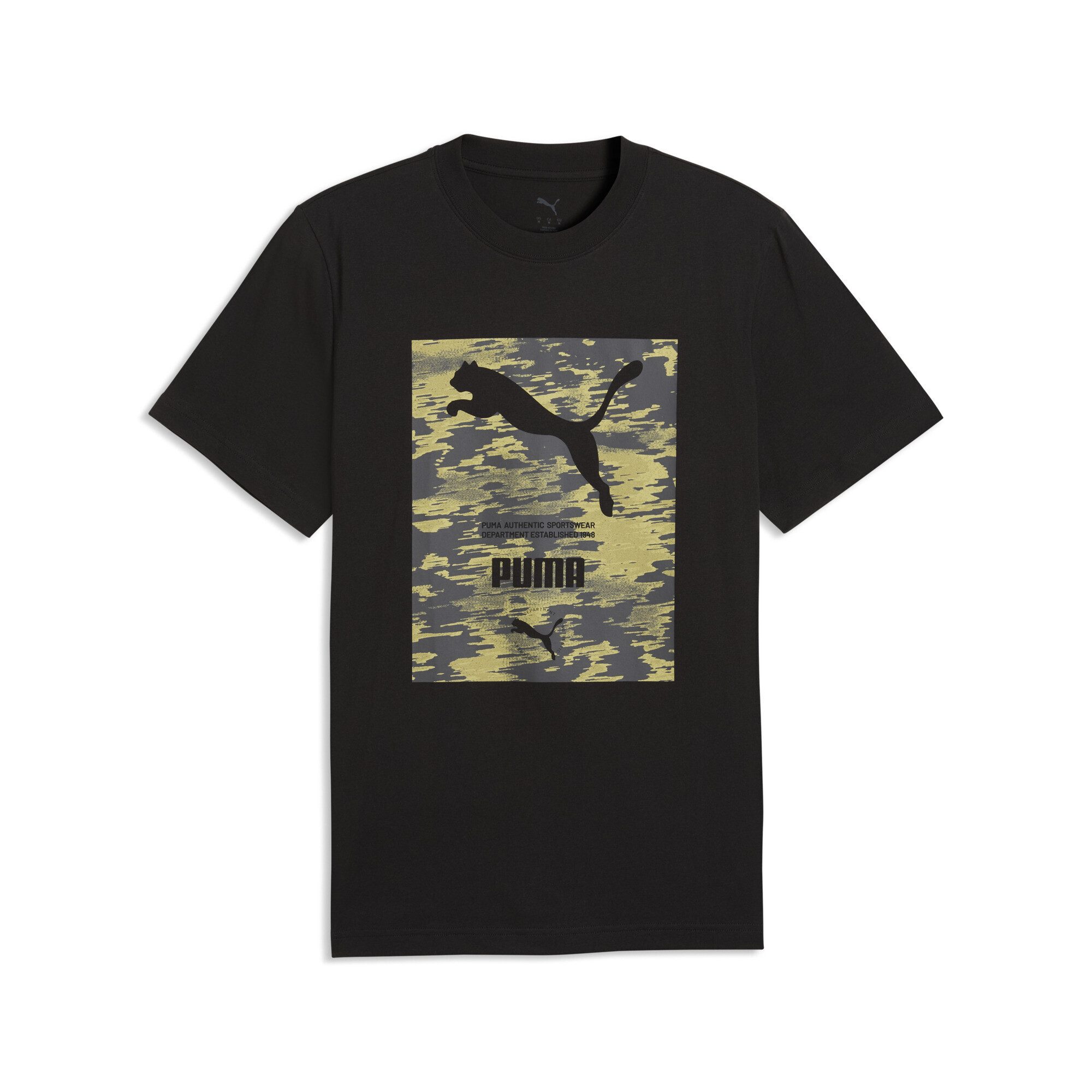 PUMA T-Shirt PUMA Sport Camo Graphic T-Shirt Herren