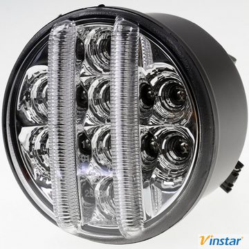 Vinstar KFZ-Ersatzleuchte 2X LED Front Blinker Standlicht für JEEP, kompatibel mit: JEEP Wrangler JK 2007-2015