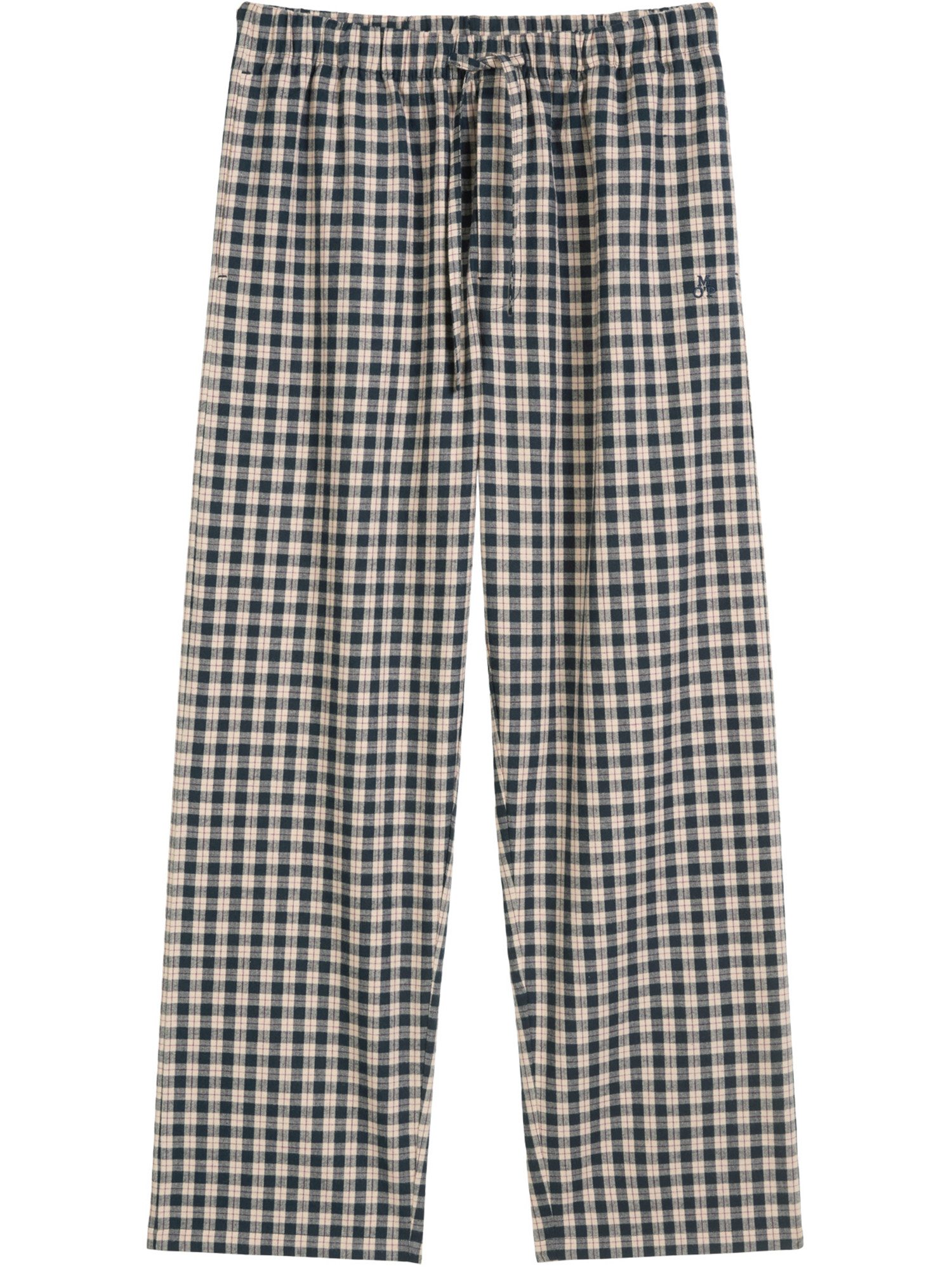 dark navy check