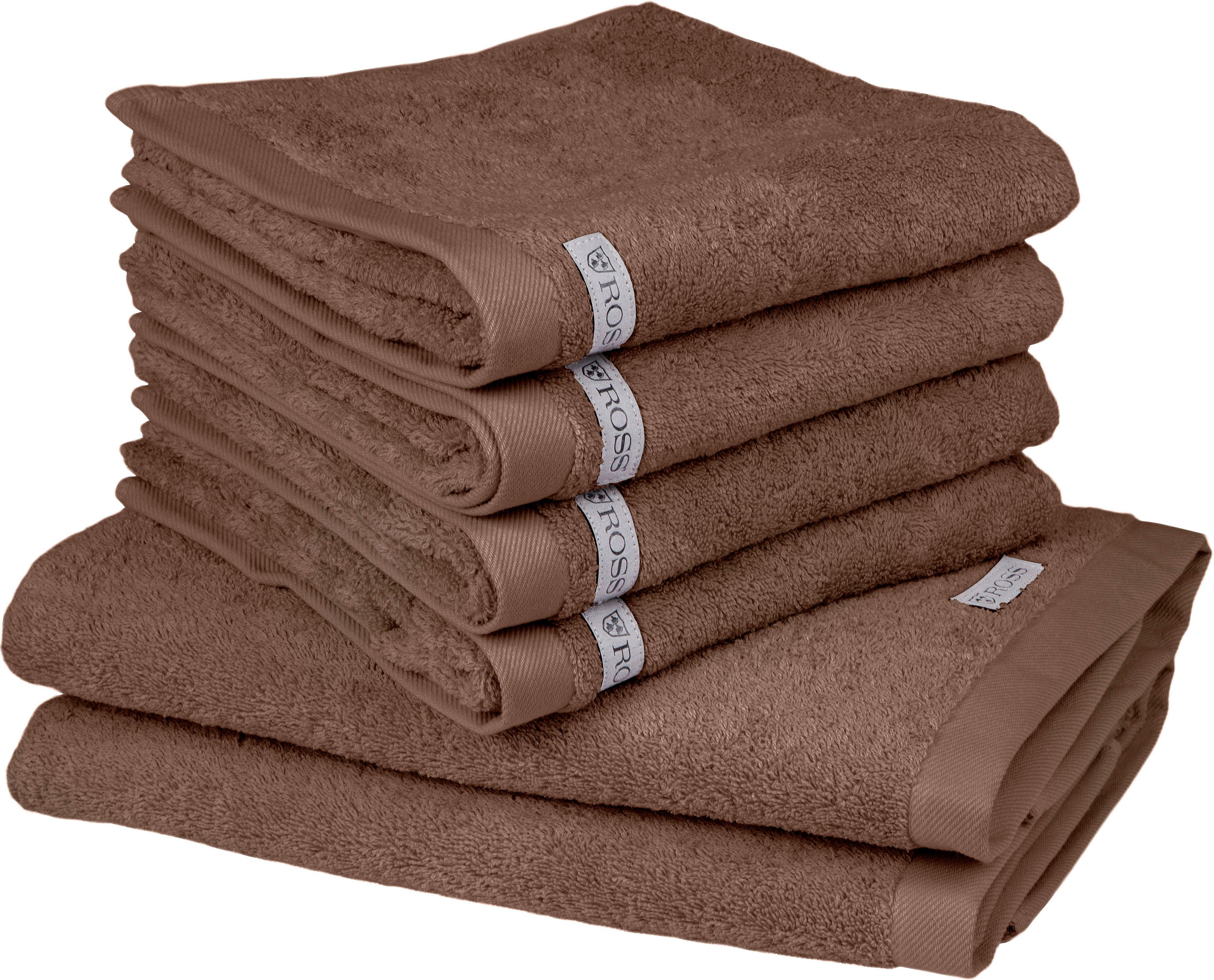 ROSS Handtuch Set Sinfonie, Frottier, (Set, 6-tlg) taupe