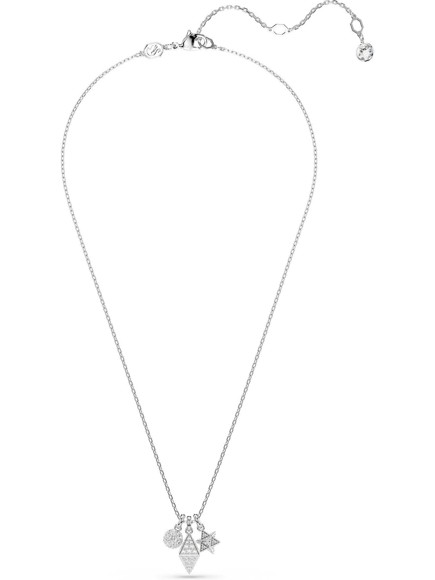 Collier Swarovski Damen-Kette Metall Swarovski-Kristall
