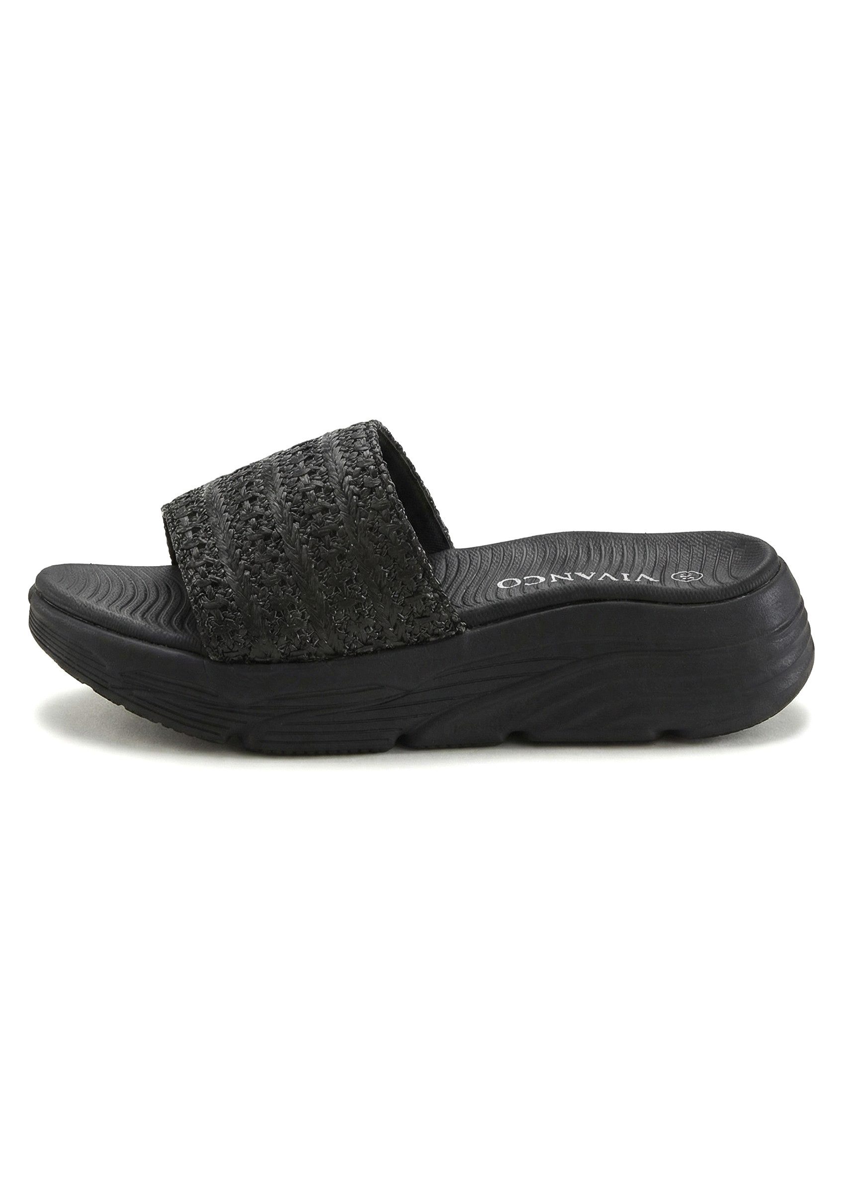 Vivance by Lascana Mule, Sandale, Sommerschuh, offener Schuh, Pantolette NEU mit modischer Sohle VEGAN