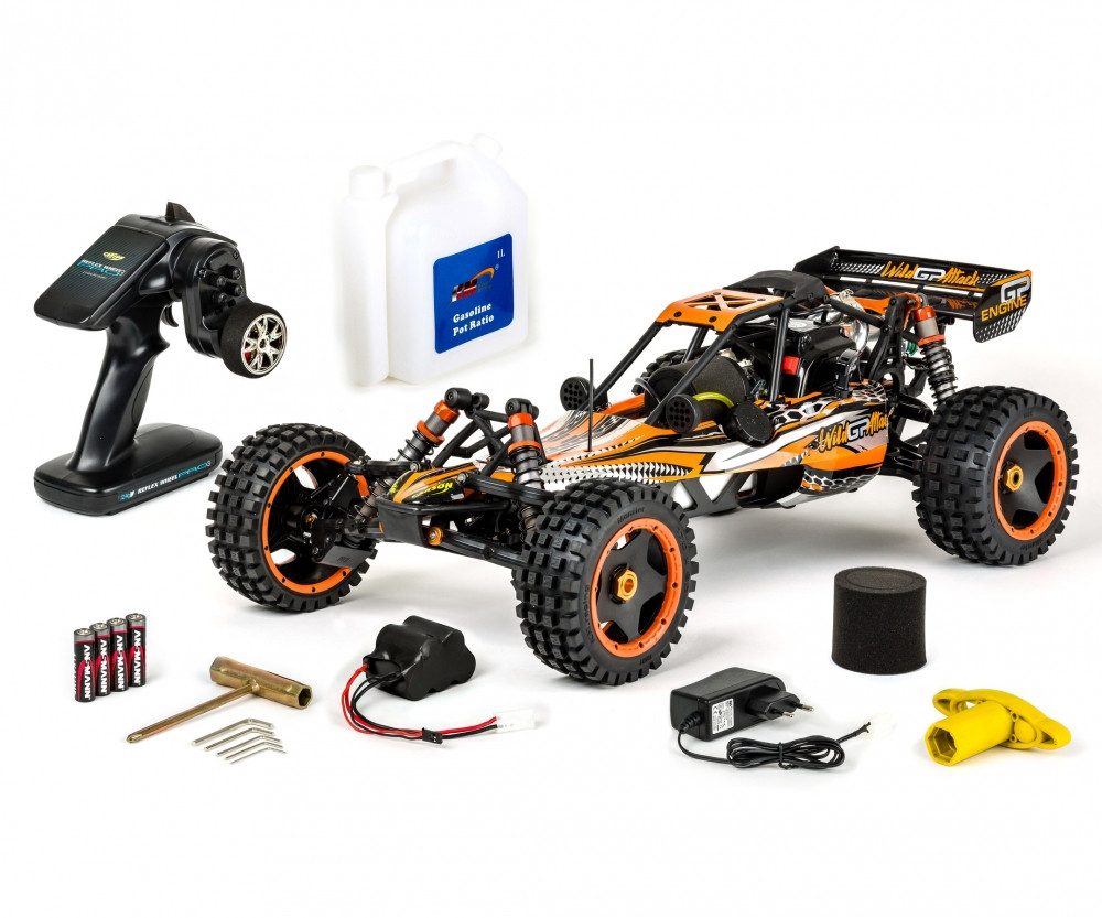 CARSON RC-Buggy Carson 1:5 Großmodell Benziner Wild GP Attack 2.4Ghz RTR