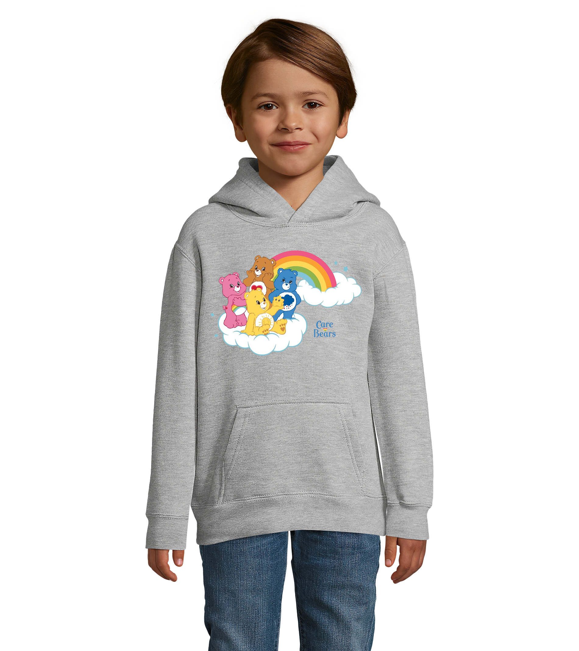 Blondie & Brownie Hoodie Kinder Jungen & Mädchen Glücksbärchis Care Bears Hab Dich lieb Bärchi mit Kapuze
