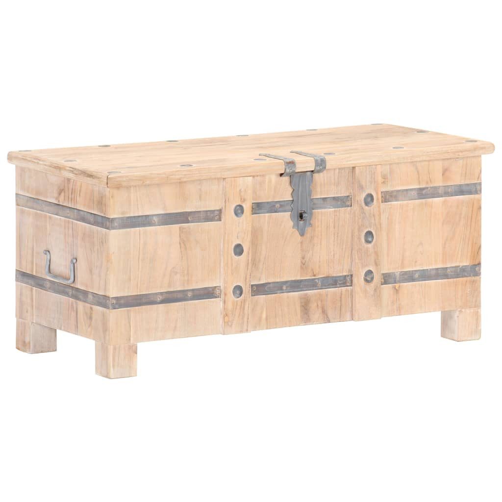 vidaXL Aufbewahrungsbox Truhe 90x40x40 cm Massivholz (1 St)